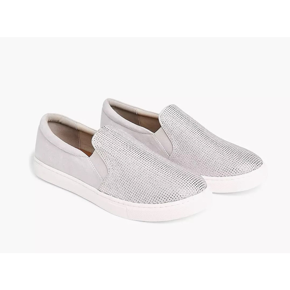 Dream Cloud Embellished Rhinestone Slip-On Sneaker